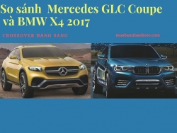So sánh 2 đối thủ nặng ký Mercedes GLC Coupe và BMW X4 2017 phân khúc crossover hạng sang