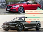 So sánh 2 mẫu xe hơi hạng sang mới nhất Mercedes-Benz E250 2017 và BMW 520i 2017