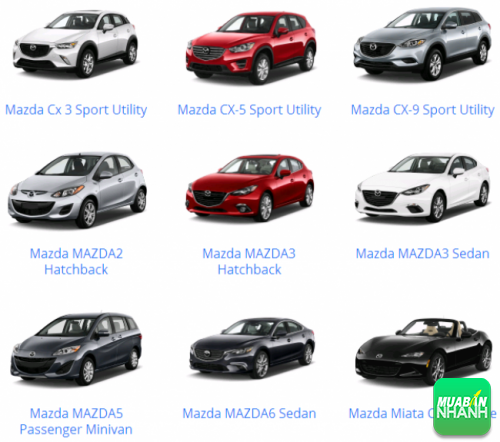 Dòng xe Mazda mới