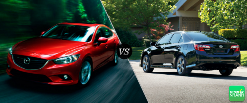 So sánh xe ôtô Mazda 6 và Camry 2015