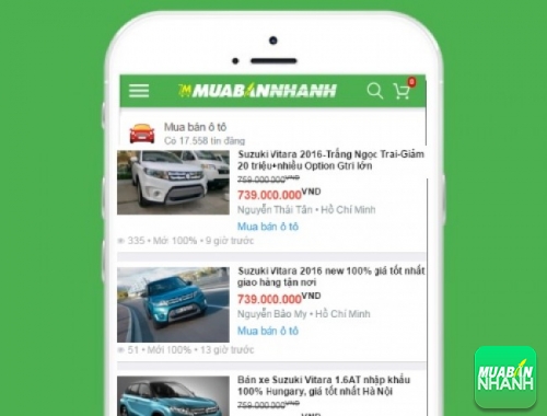 Giá xe Suzuki Vitara trên mạng xã hội MuaBanNhanh