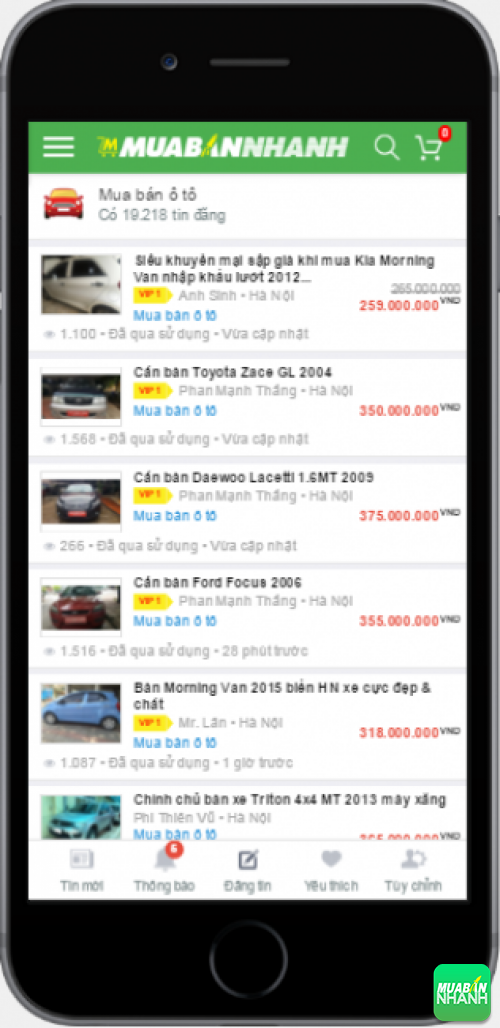 Giá xe ôtô cũ dưới 300 triệu trên mạng xã hội MuaBanNhanh
