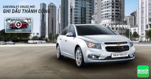 Sedan Chevrolet Cruze 2016 cải tiến mới: xe của chuẩn mực an toàn!