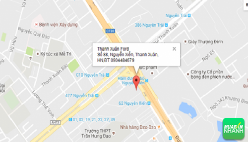 Bản đồ Đại lý Ford Thanh Xuân tại Hà Nội