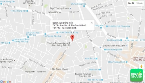 Bản đồ đường đi đến Salon Auto Đồng Tiến Tp Hồ Chí Minh