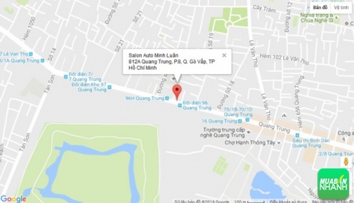 Bản đồ đường đi đến Salon Auto Minh Luân TPHCM
