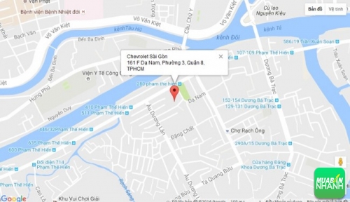 Bản đồ đường đi đến Đại lý Chevrolet Sài Gòn TPHCM