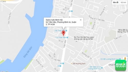 Bản đồ đường đi đến Salon Auto Minh Hải TP HCM