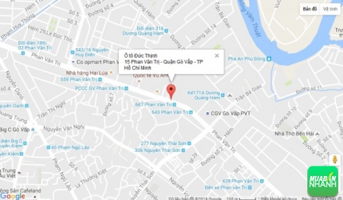 Bản đồ đường đi đến Salon Ô tô Đức Thịnh TP Hồ Chí Minh