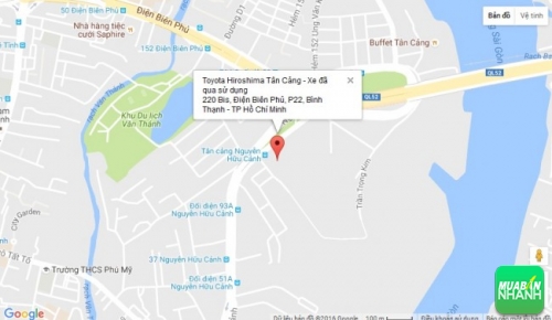 Bản đồ đường đi đến Đại lý Toyota Hiroshima Tân Cảng - Xe đã qua sử dụng TP Hồ Chí Minh