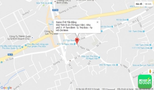 Bản đồ đường đi đến Salon Ô tô Tấn Bằng Tp Hồ Chí Minh