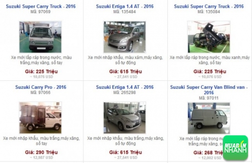 Các dòng xe đang bán tại Đại lý Suzuki Đại Việt TP.HCM