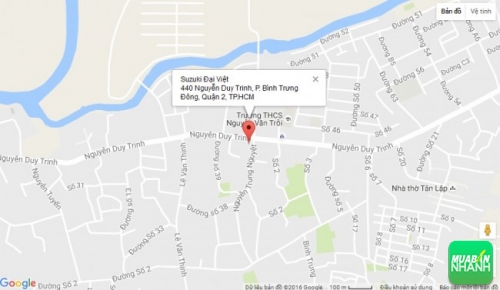 Bản đồ đường đi đến Đại lý Suzuki Đại Việt TP.HCM
