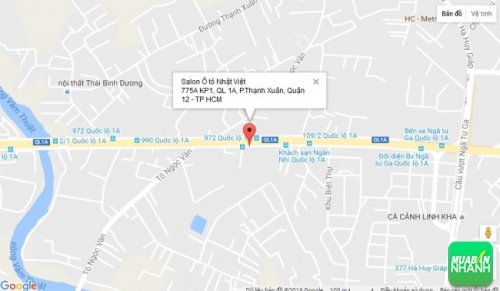 Bản đồ đường đi đến Salon Ô tô Nhật Việt TP HCM