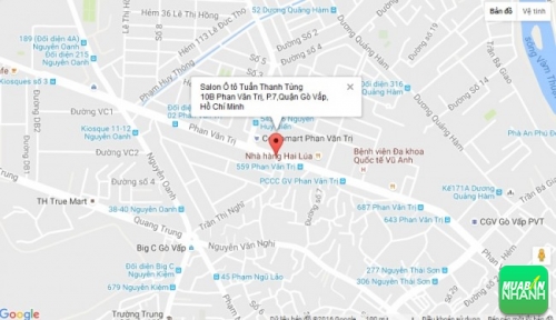 Bản đồ đường đi đến Salon Ô tô Tuấn Thanh Tùng Hồ Chí Minh