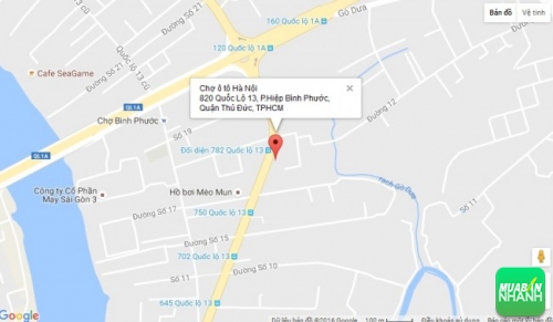 Bản đồ đường đi đến Salon Chợ ô tô Hà Nội TPHCM