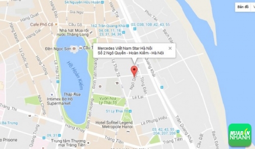 Bản đồ đường đi đến Đại lý Mercedes Việt Nam Star Hà Nội