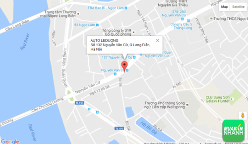 Bản đồ đường đi đến Salon Auto LEDUONG Hà Nội