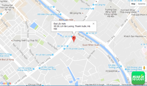 Bản đồ đường đi đến Salon Auto Đại Lộc Hà Nội