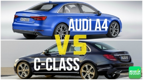 So sánh sedan hạng sang Audi A4 2016 và Mercedes-Benz C200 2015