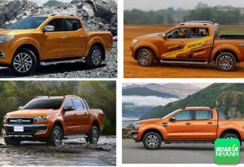So sánh ngoại thất Nissan Navara 2015 và Ford Ranger 2016 