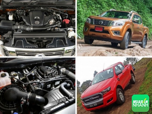 So sánh khẳ năng vận hành Nissan Navara 2015 và Ford Ranger 2016 