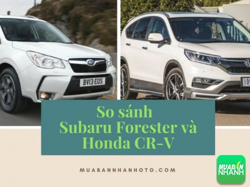 So sánh 2 chiếc SUV ngang tài ngang sức Subaru Forester và Honda CR-V