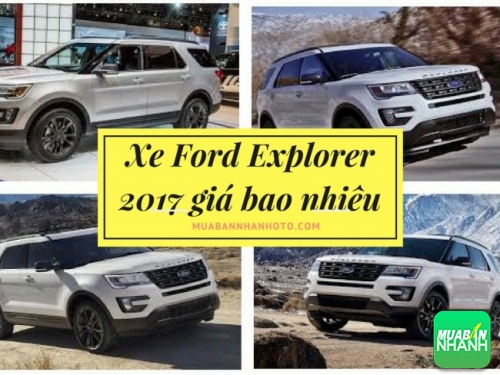 Xe Ford Explorer 2017 giá bao nhiêu