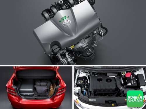 Toyota Vios 2017 được trang bị động cơ mới