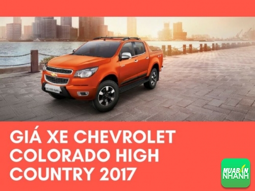 Giá xe Chevrolet Colorado High Country 2017