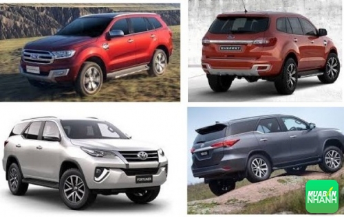 So sánh xe Ford Everest 2017 và Toyota Fortuner 2017