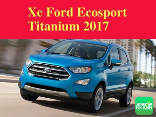 Xe Ford EcoSport 15 Titanium 2017  Trắng